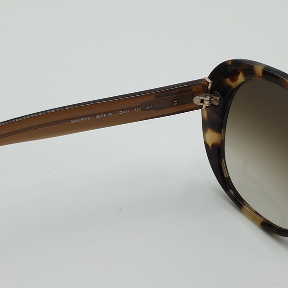 Kate Spade Brown Arcylic Round Frame Brown Lens Sunglasses. - Picture 7 of 16